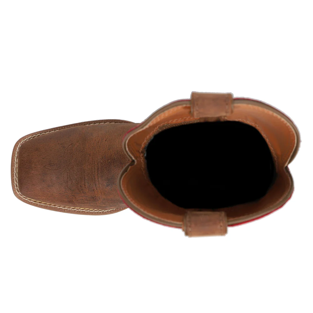 Muley 12 Inch Square Toe Cowboy Boots - Image 4