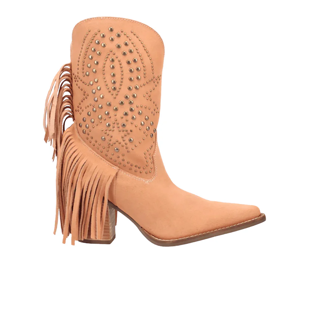 Star Power Suede Leather Booties