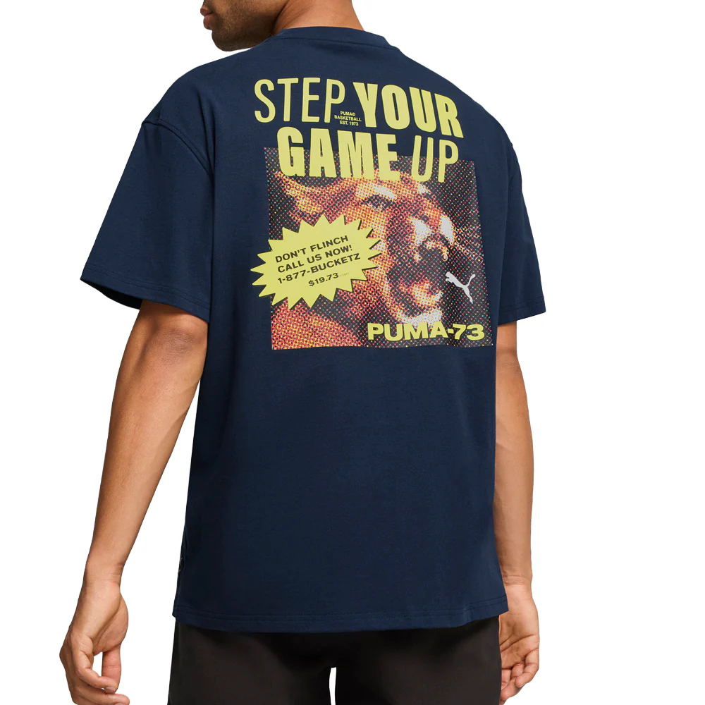 Step Up Your Game Graphic Crew Neck Short Sleeve T-Shirt - Image 4