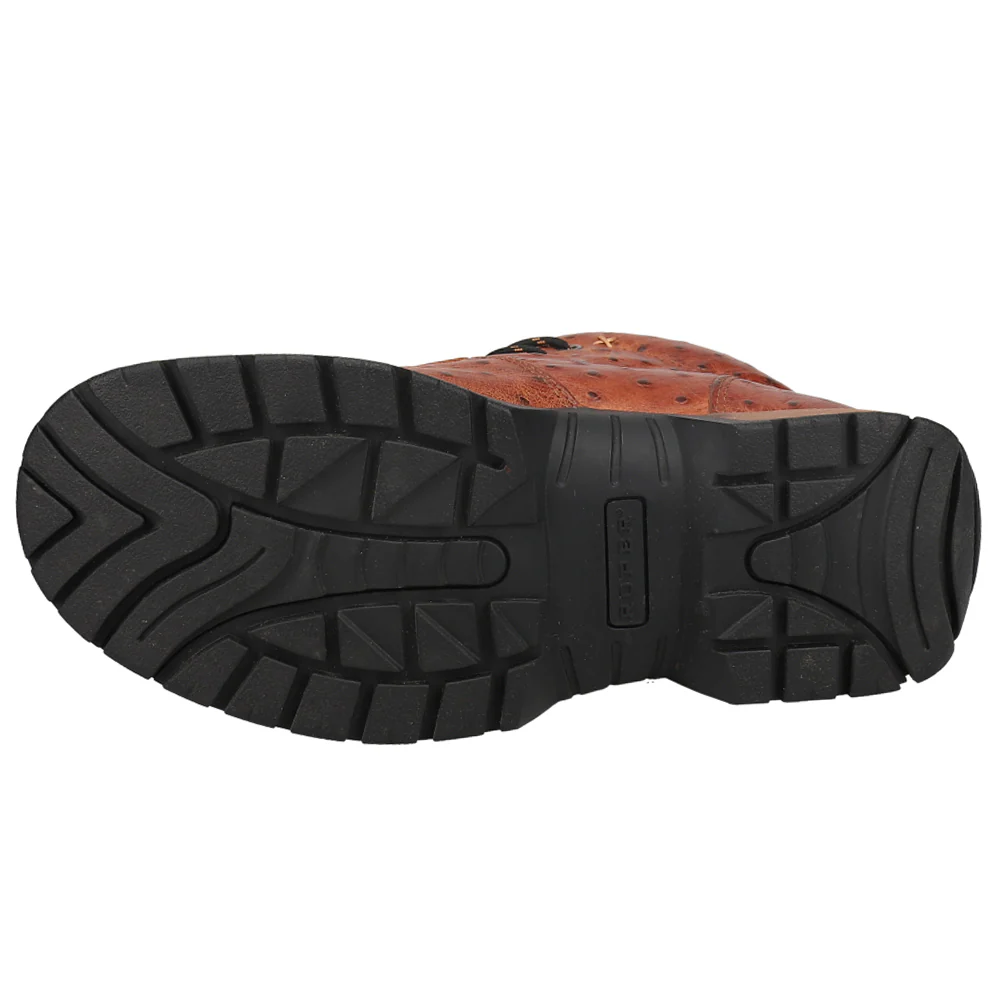 Stirrup Ostrich Print Moc Toe Chukka Boots - Image 5