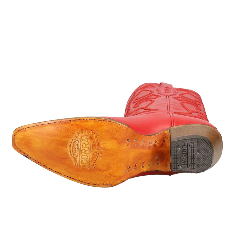 Stitch Embroidered Snip Toe Cowboy Boots - Image 5
