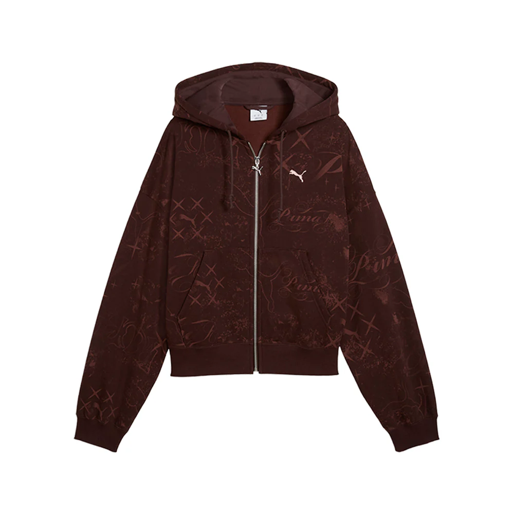 Street Glam Short Oversize Full Zip Hoodie