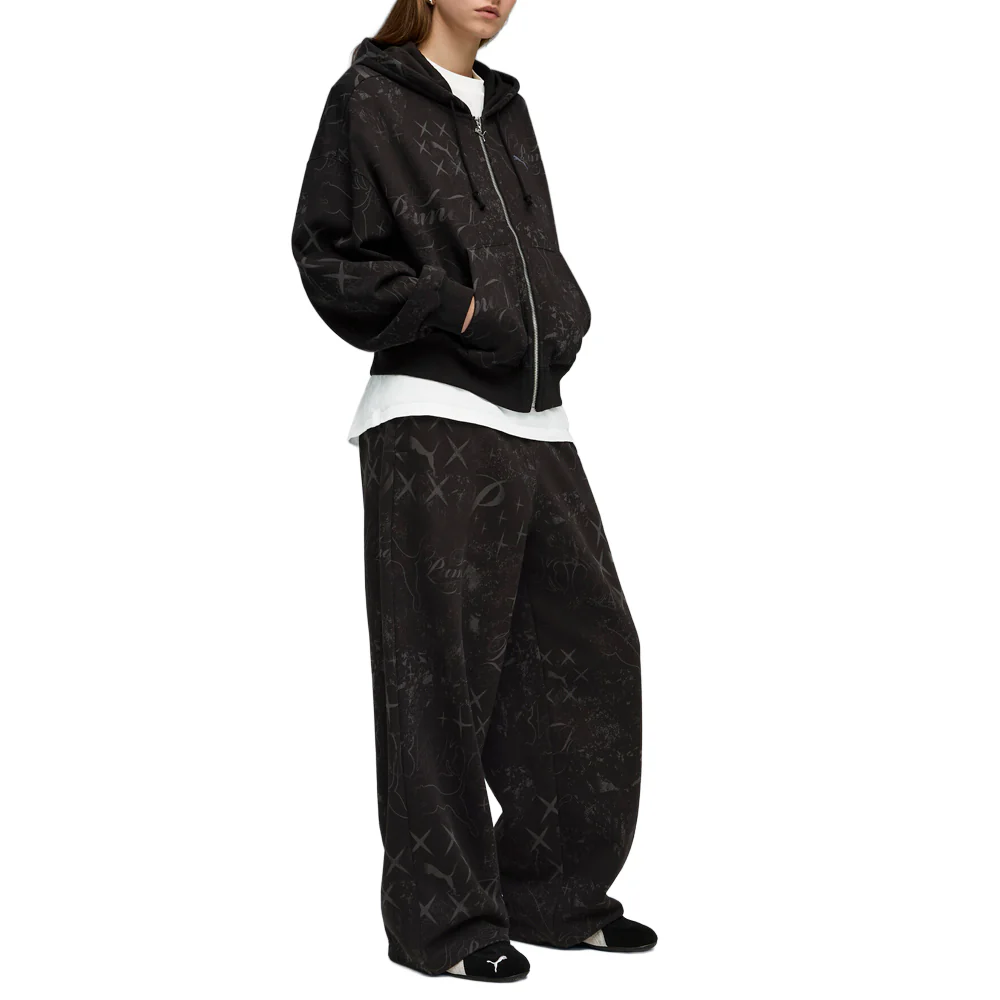Street Glam Slouchy Graphic Pants - Image 5