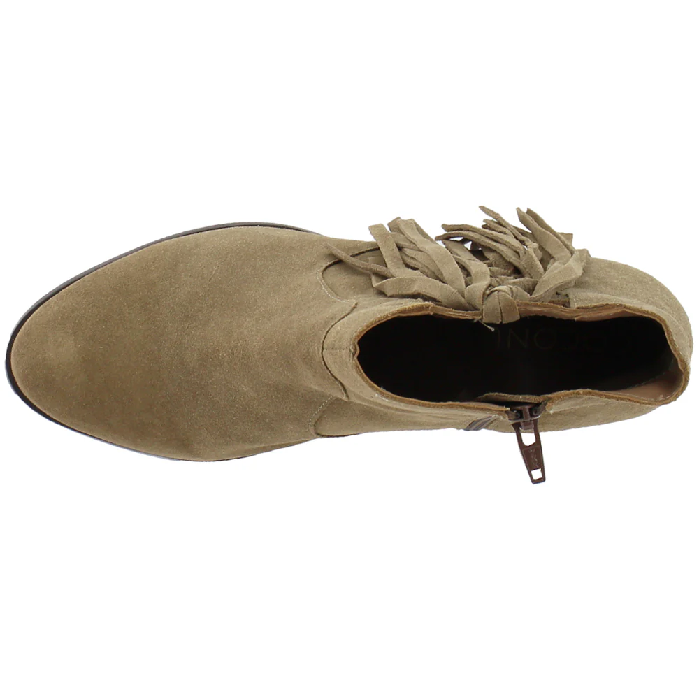 Stroll Through Round Toe Zippered Cowboy Booties - Image 4