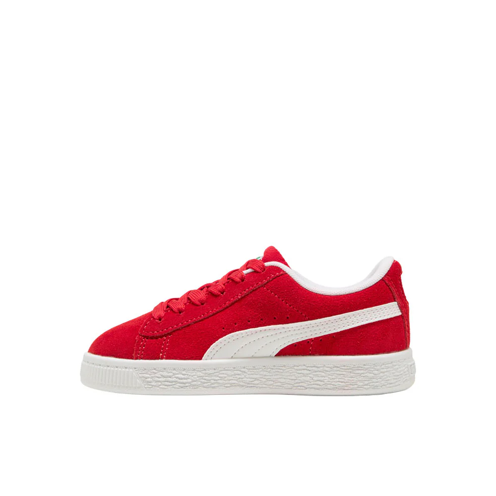 Suede Classic Lace Up Sneakers (Little Kid) - Image 3