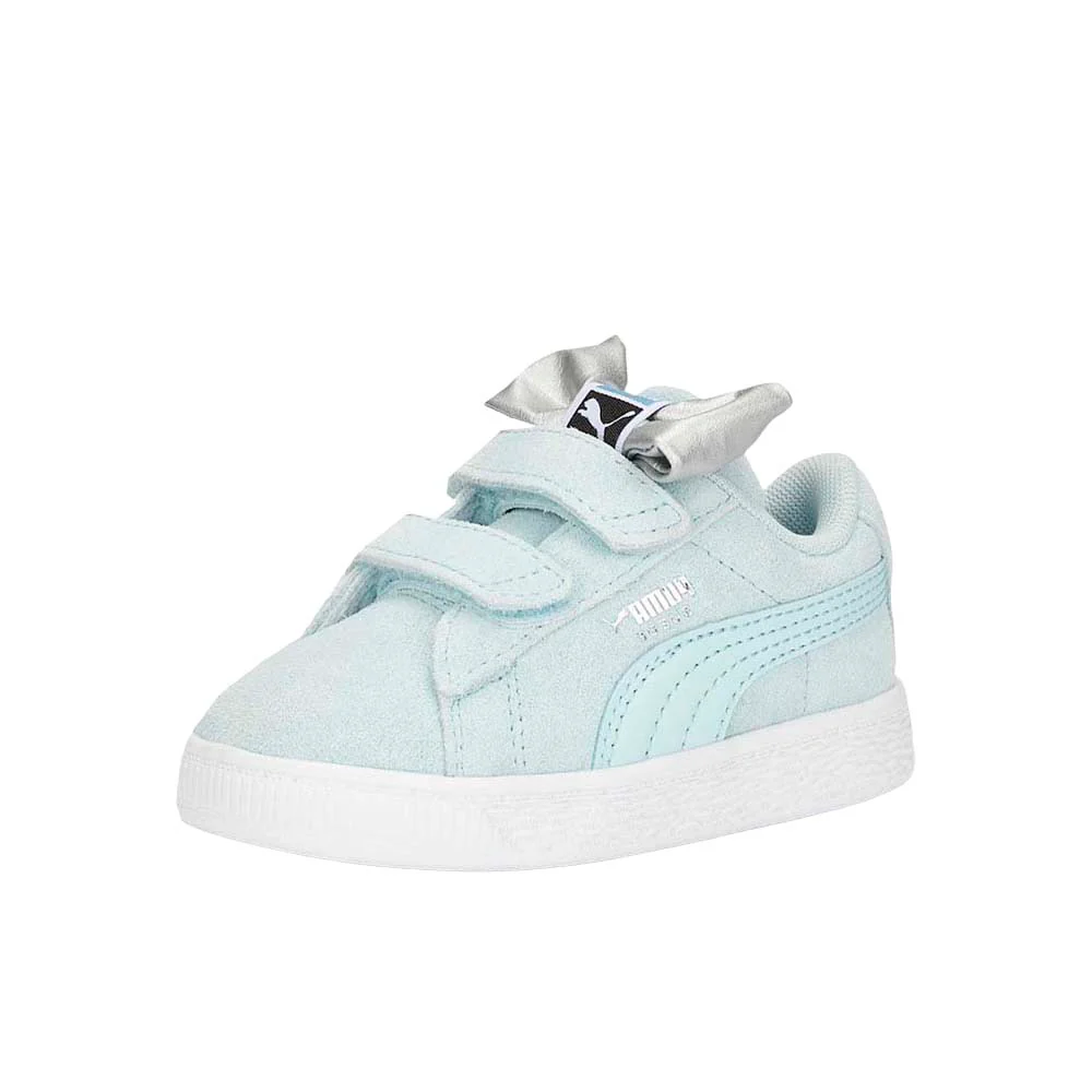 Suede Classic LF Bow Slip On Sneakers (Toddler) - Image 2