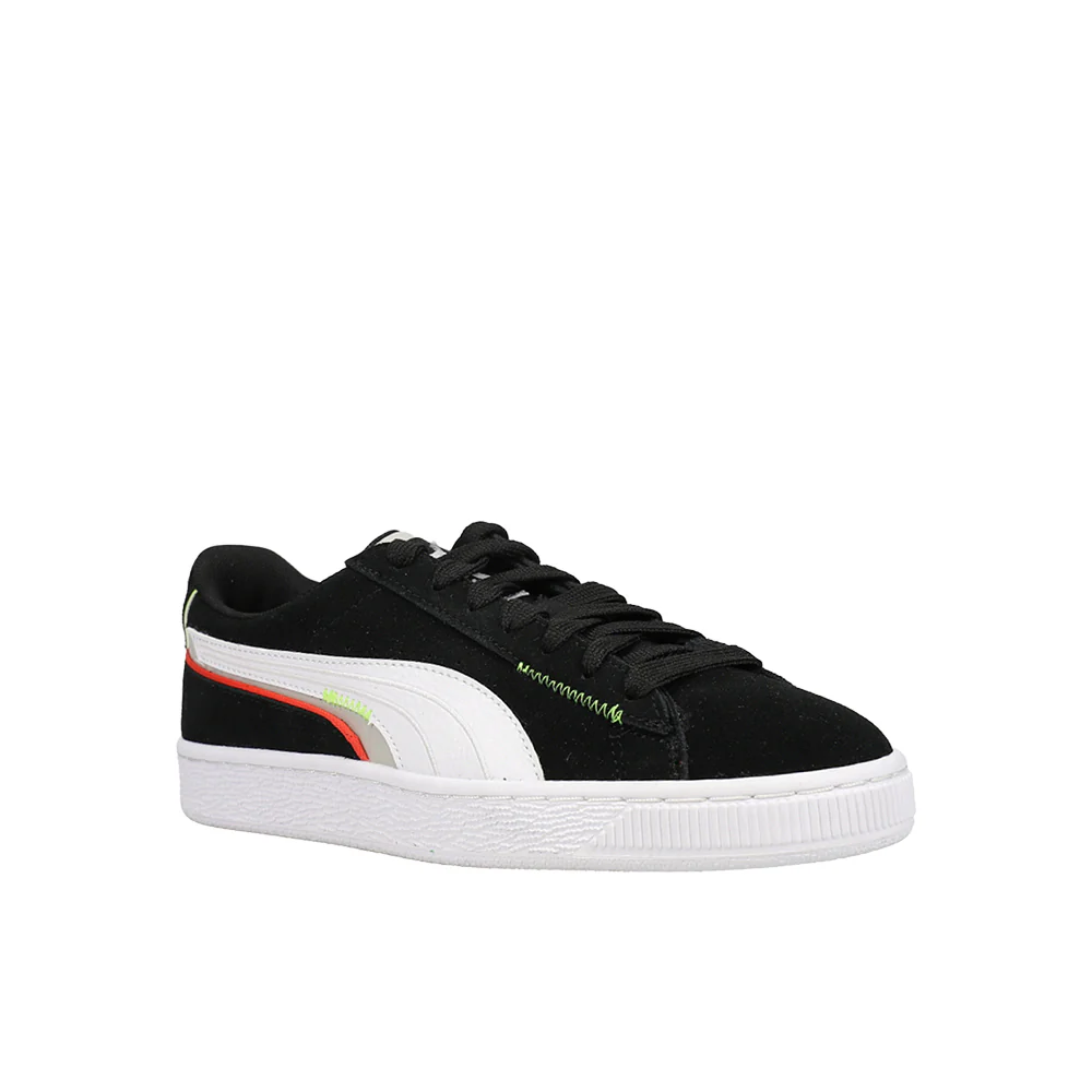 Suede Displaced Lace Up Sneakers (Big Kid) - Image 2