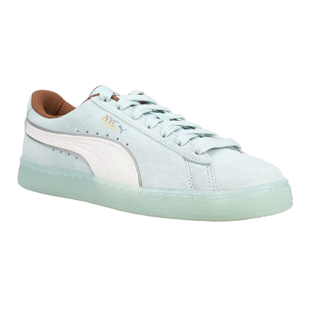 Suede NYC Lace Up Sneakers - Image 2
