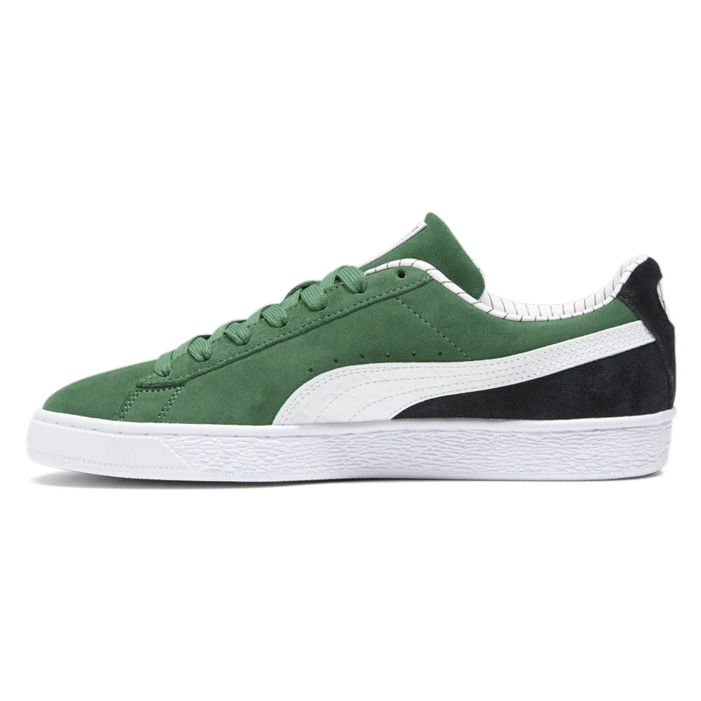 Suede Pinstripe Sports Club Lace Up Sneakers - Image 3