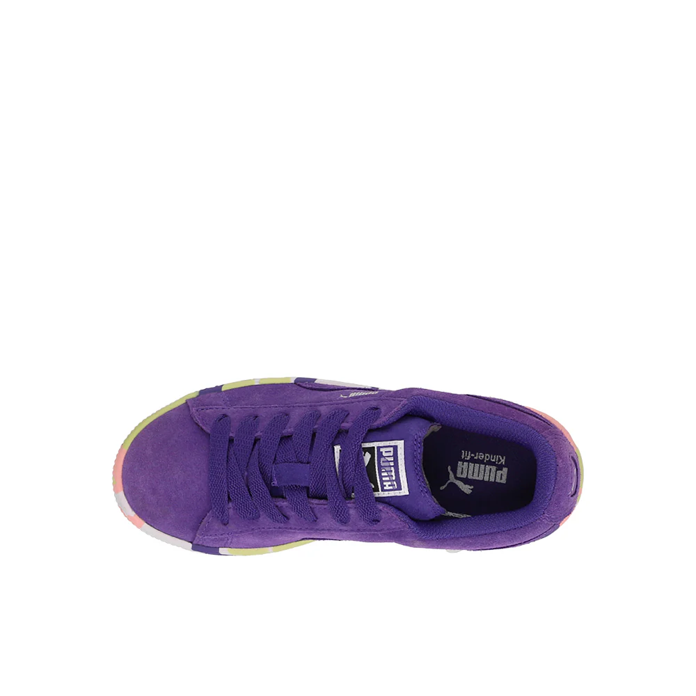 Suede Rubbermix Junior Lace Up Sneakers - Image 4