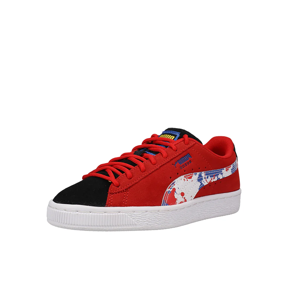 Suede Splash Lace Up Sneakers (Big Kid) - Image 2