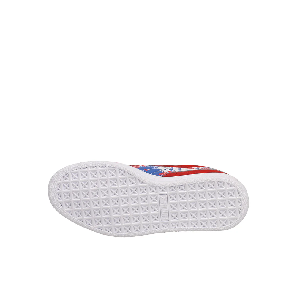 Suede Splash Lace Up Sneakers (Big Kid) - Image 5