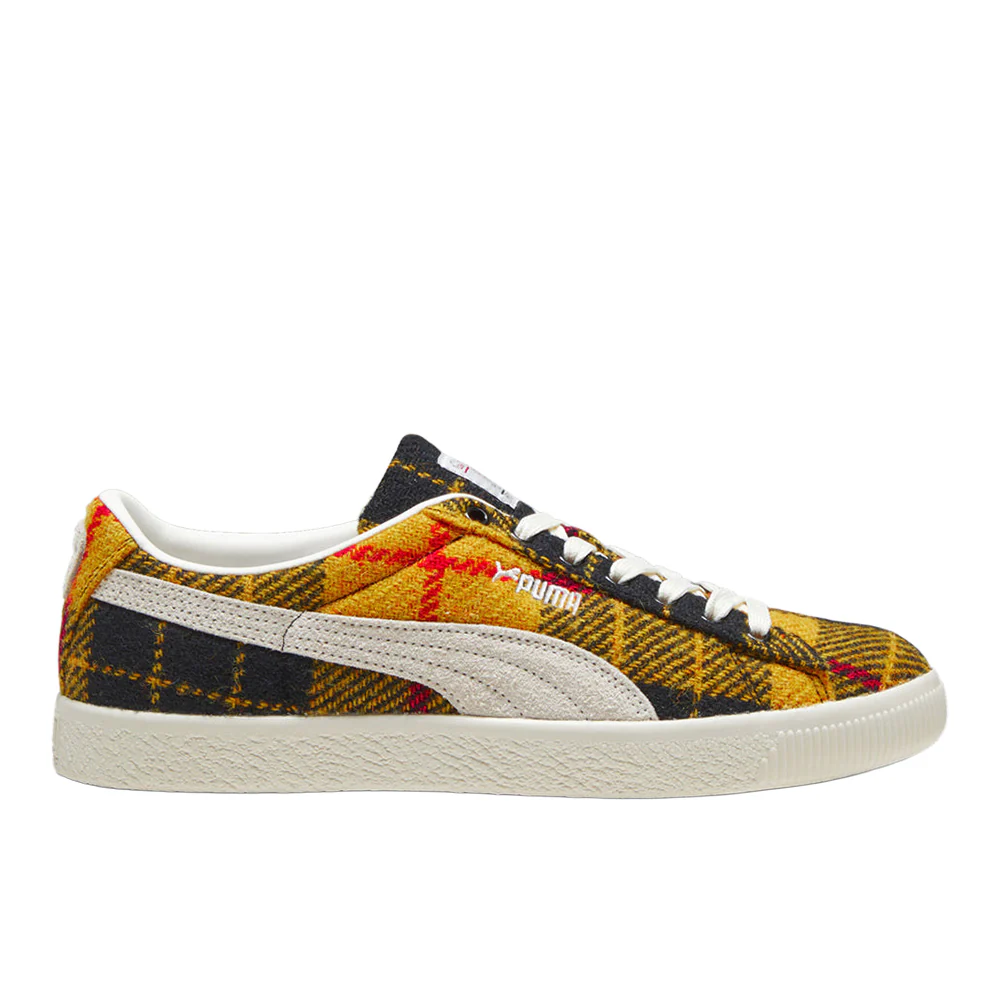 Suede VTG Harris Tweed Lace Up Sneakers
