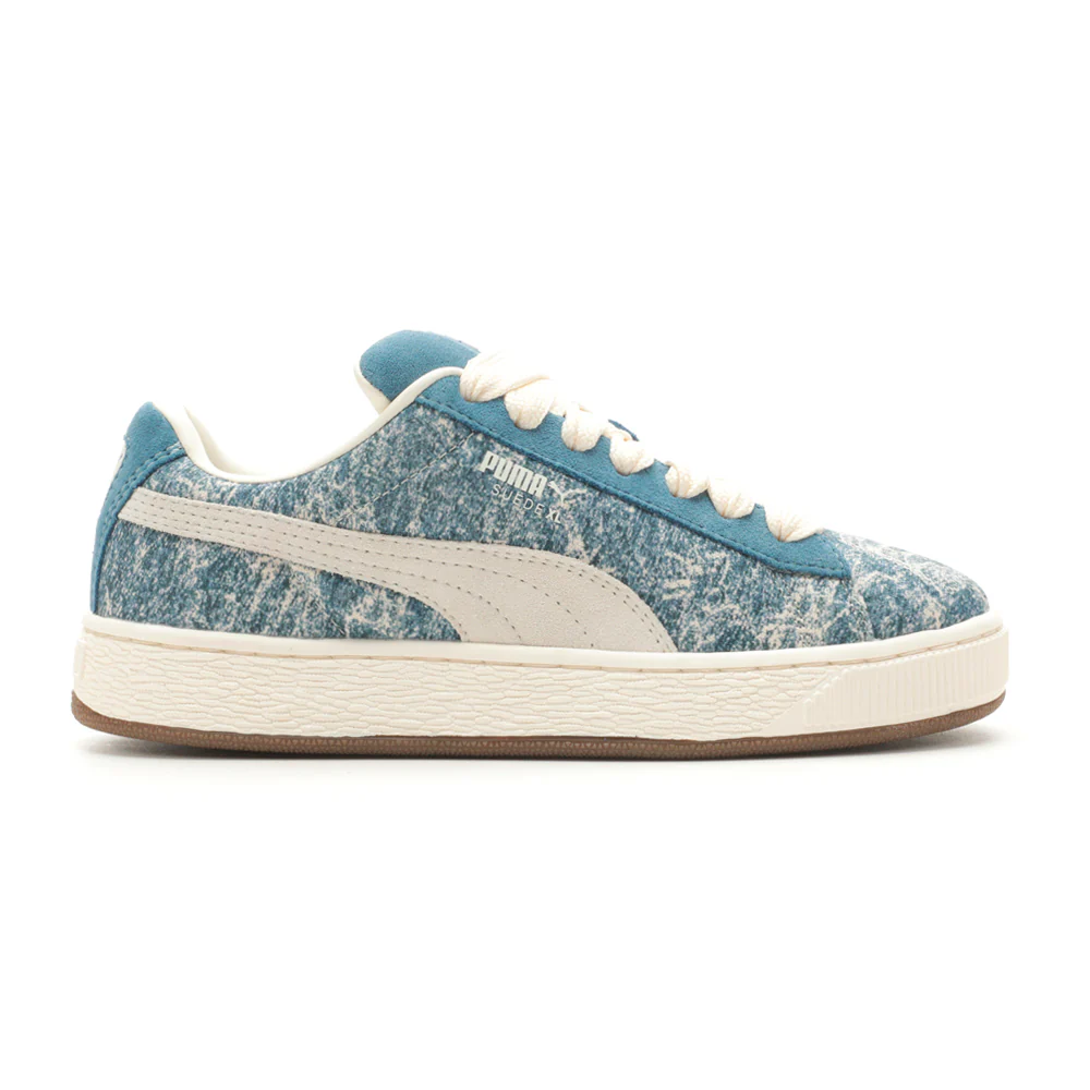 Suede XL Denim Lace Up Sneakers