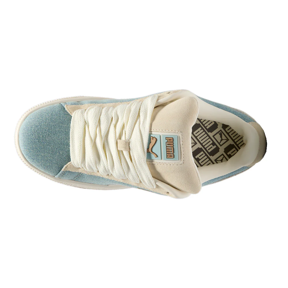 Suede XL Denim Lace Up Sneakers - Image 4