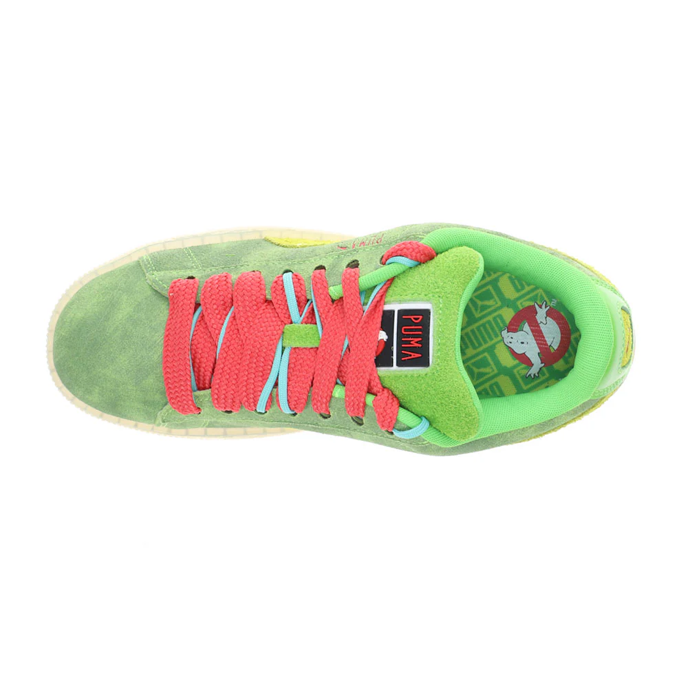 Suede XL Ghostbusters Slimer Lace Up Sneakers - Image 4
