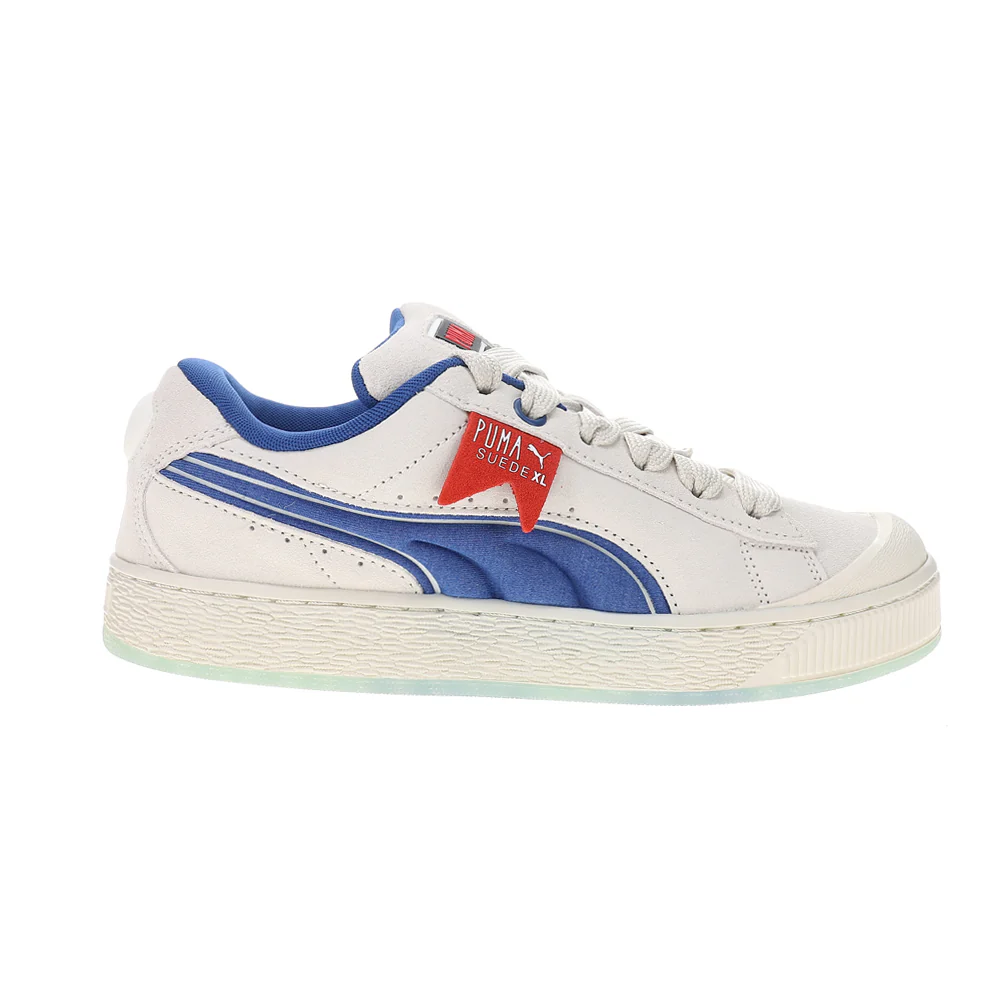 Suede XL Ghostbusters Stay Puft Marshmallow Man Lace Up Sneakers