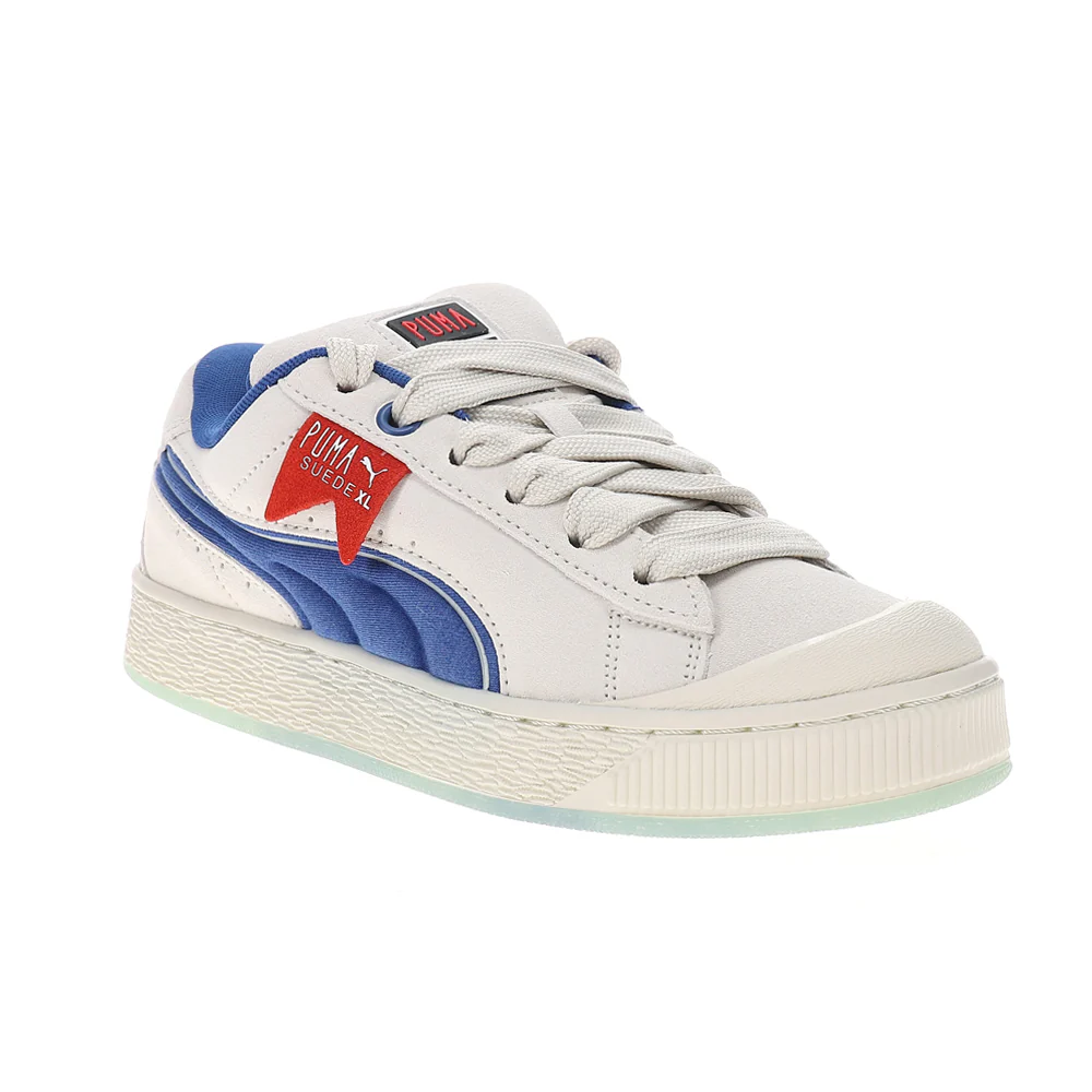 Suede XL Ghostbusters Stay Puft Marshmallow Man Lace Up Sneakers - Image 2