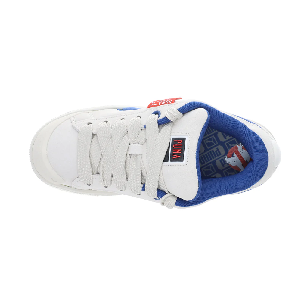 Suede XL Ghostbusters Stay Puft Marshmallow Man Lace Up Sneakers - Image 4