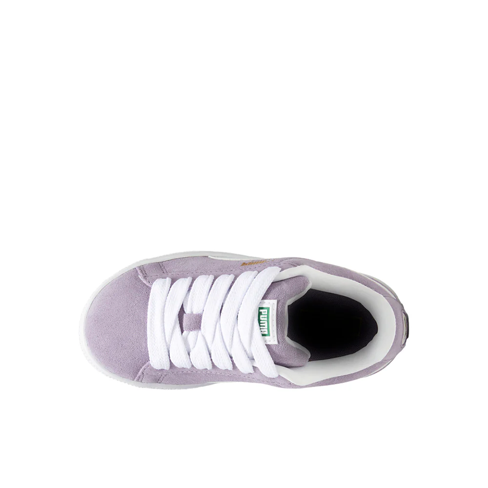 Suede XL Lace Up Sneakers (Little Kids) - Image 4