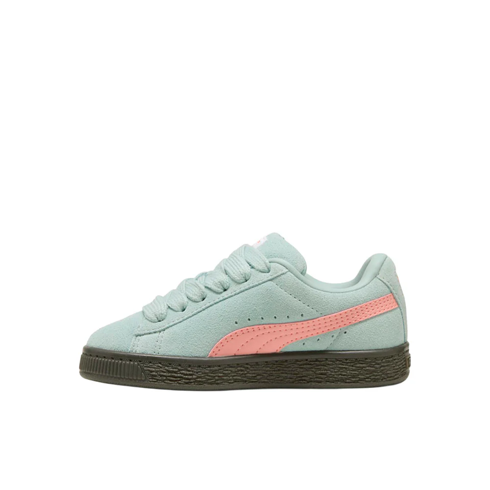 Suede XL Lace Up Sneakers (Little Kids) - Image 3