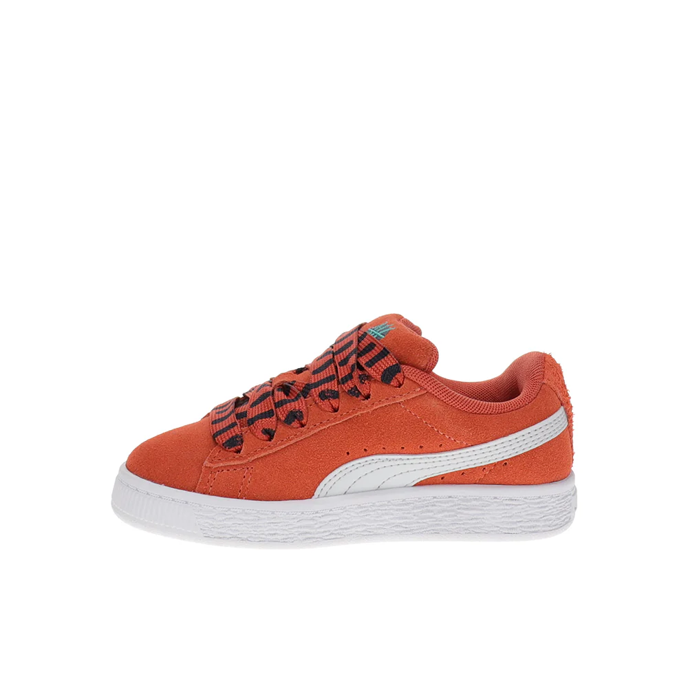 Suede XL Sporty Cats Lace Up Sneakers (Little Kid) - Image 3