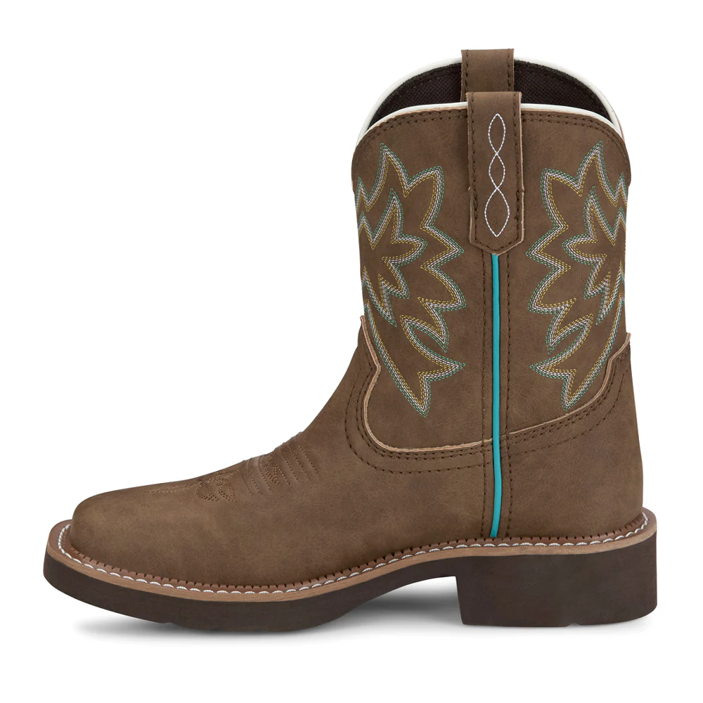 Sunny Embroidered Square Toe Cowboy Boots - Image 3