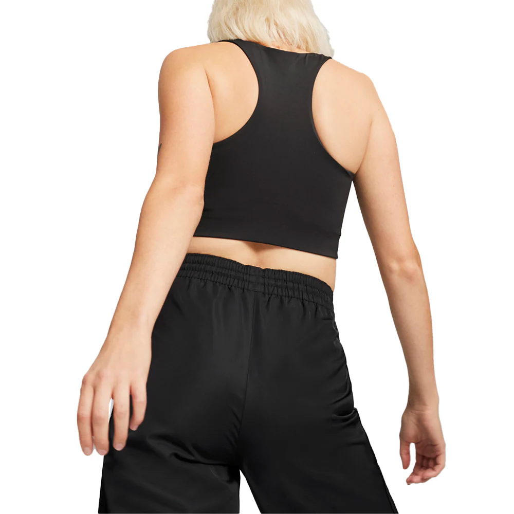 T7 Cropped Logo Scoop Neck Tank Top - Image 2
