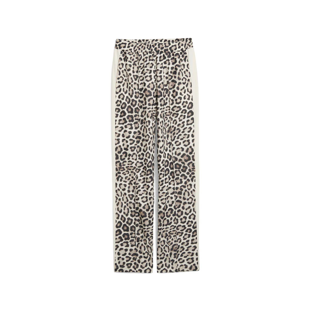 T7 Leo Luxe Leopard Straight Pants