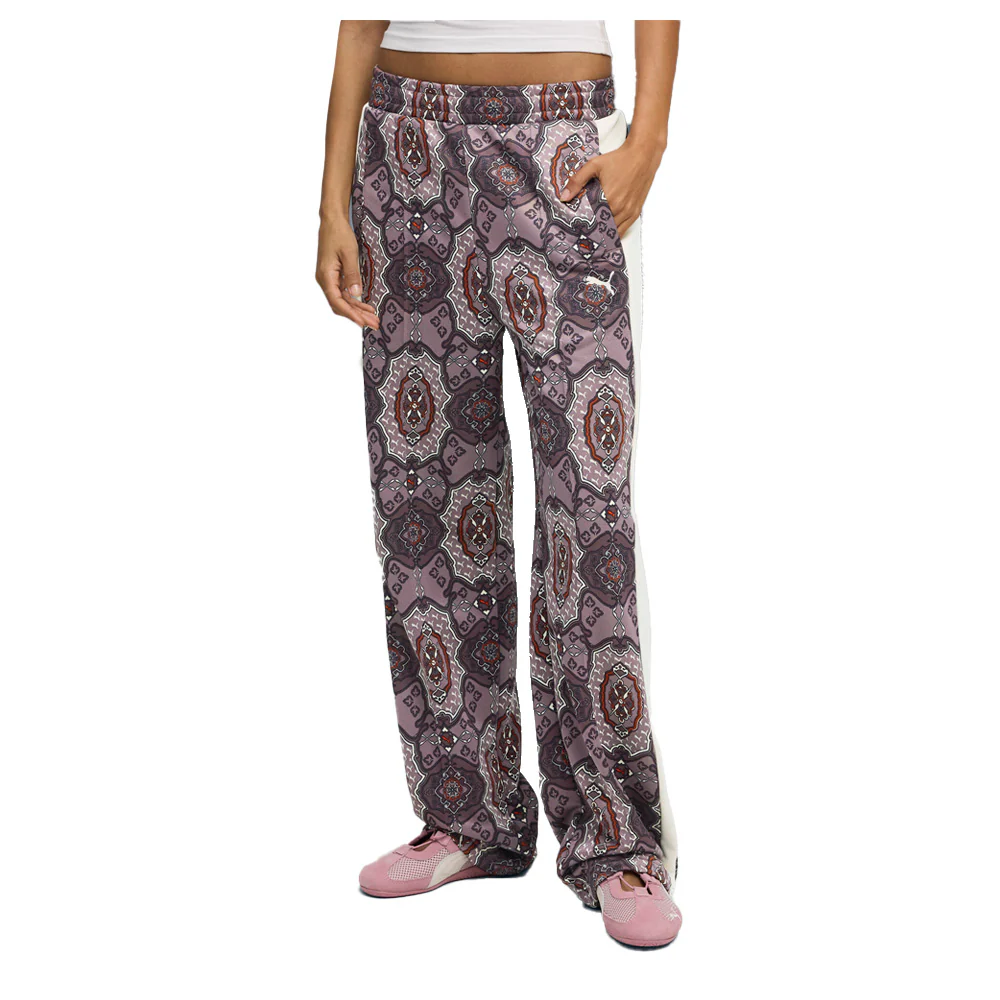 T7 Vintage Prep AOP Straight Track Pants - Image 3