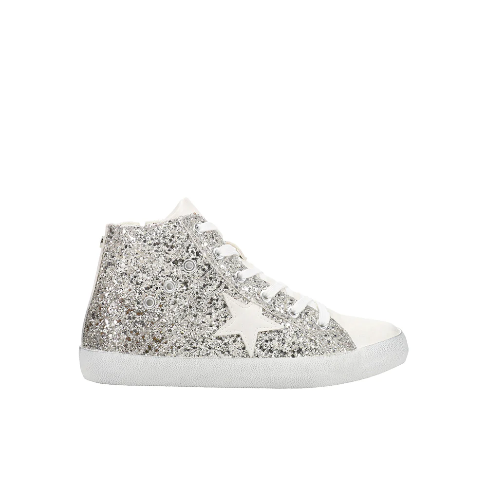 Taralyn Glitter High Top Lace Up Sneakers (Little Kid-Big Kid)