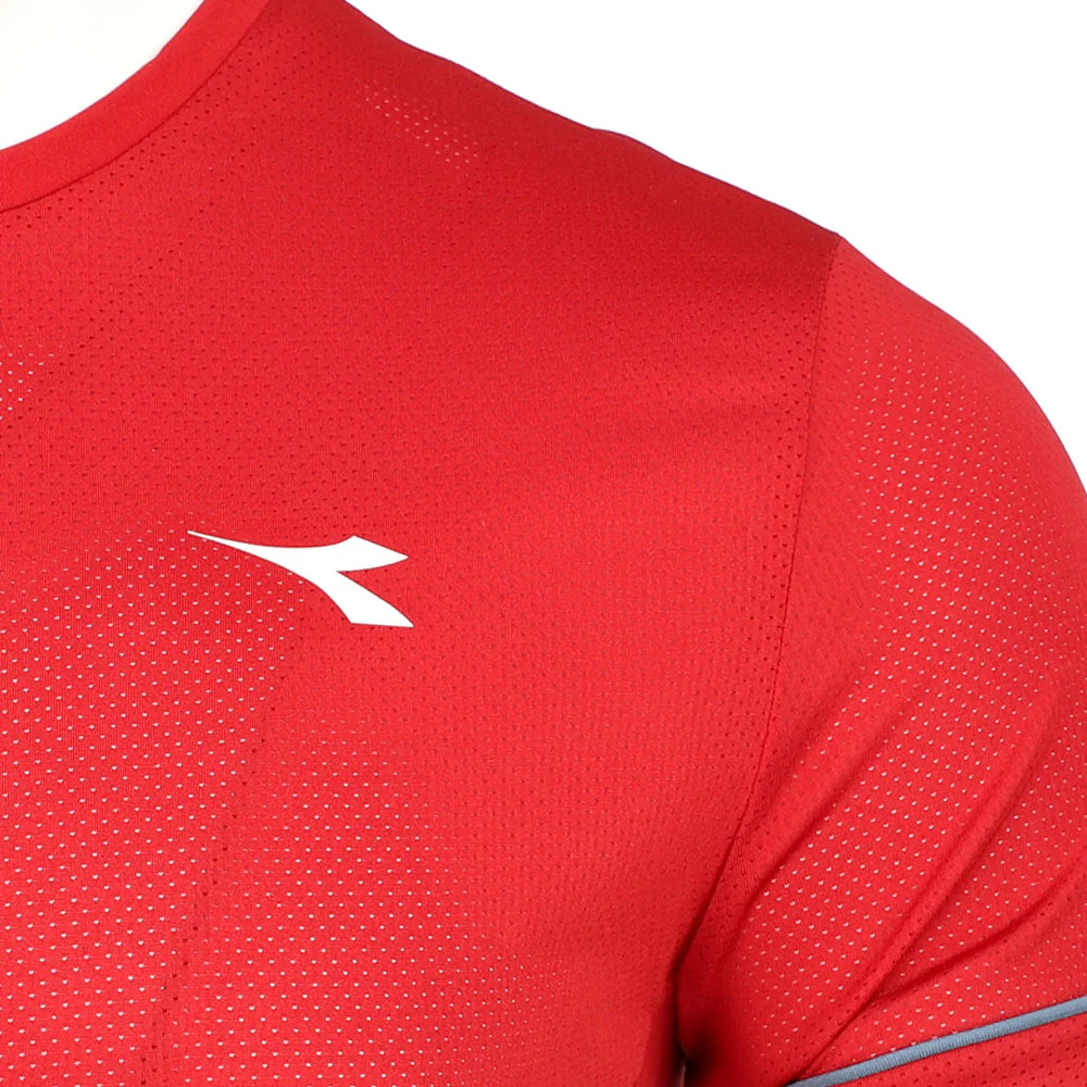 Tennis Crew Neck Short Sleeve Athletic T-Shirt - Image 3