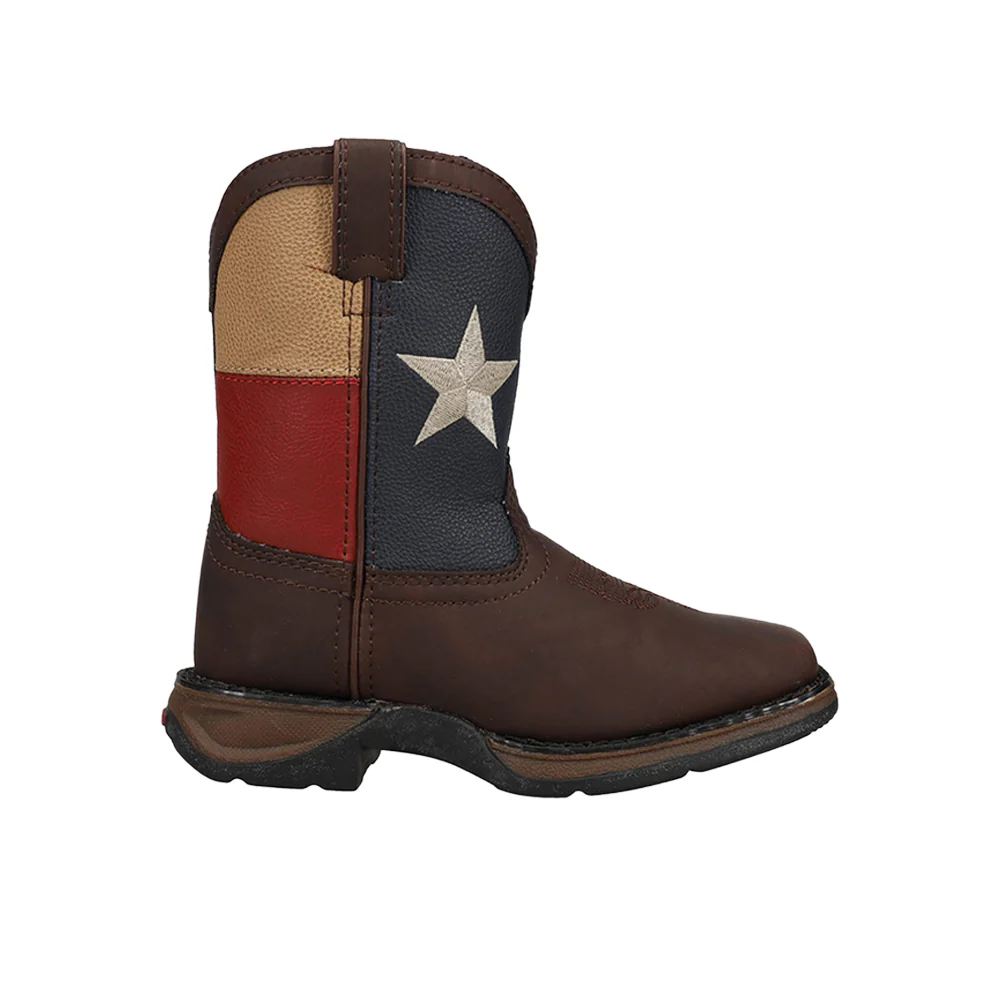 Texas Flag Square Toe Wellington Cowboy Boots (Toddler)