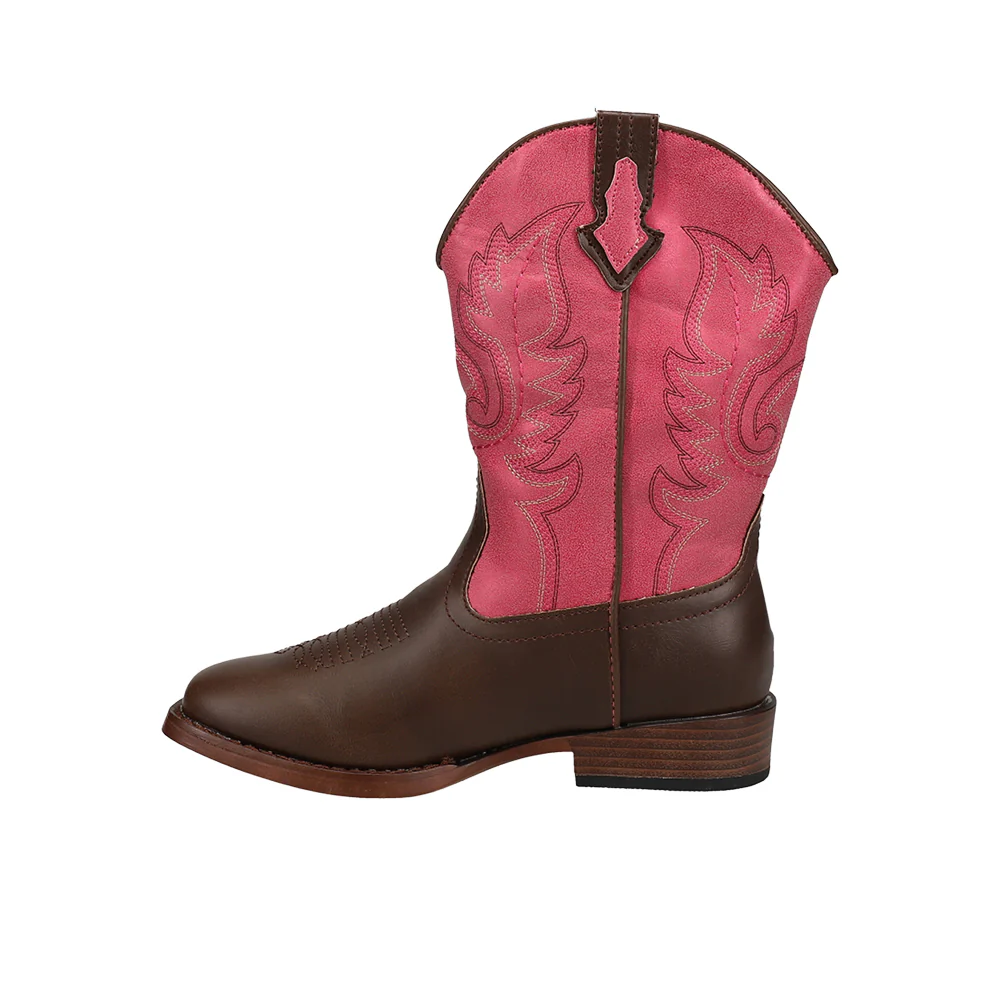 Texsis Square Toe Cowboy Boots (Little Kid-Big Kid) - Image 3