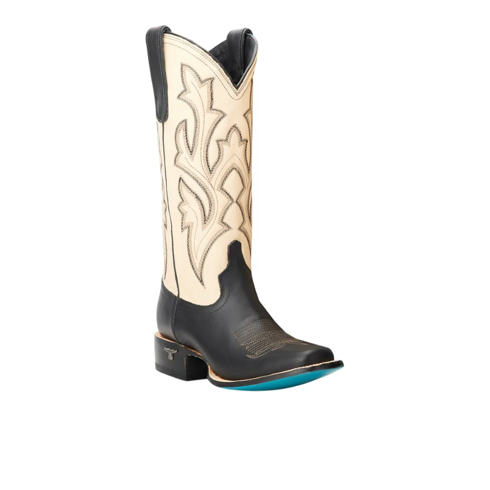 Classic Embroidered Square Toe Cowboy Boot - Image 2