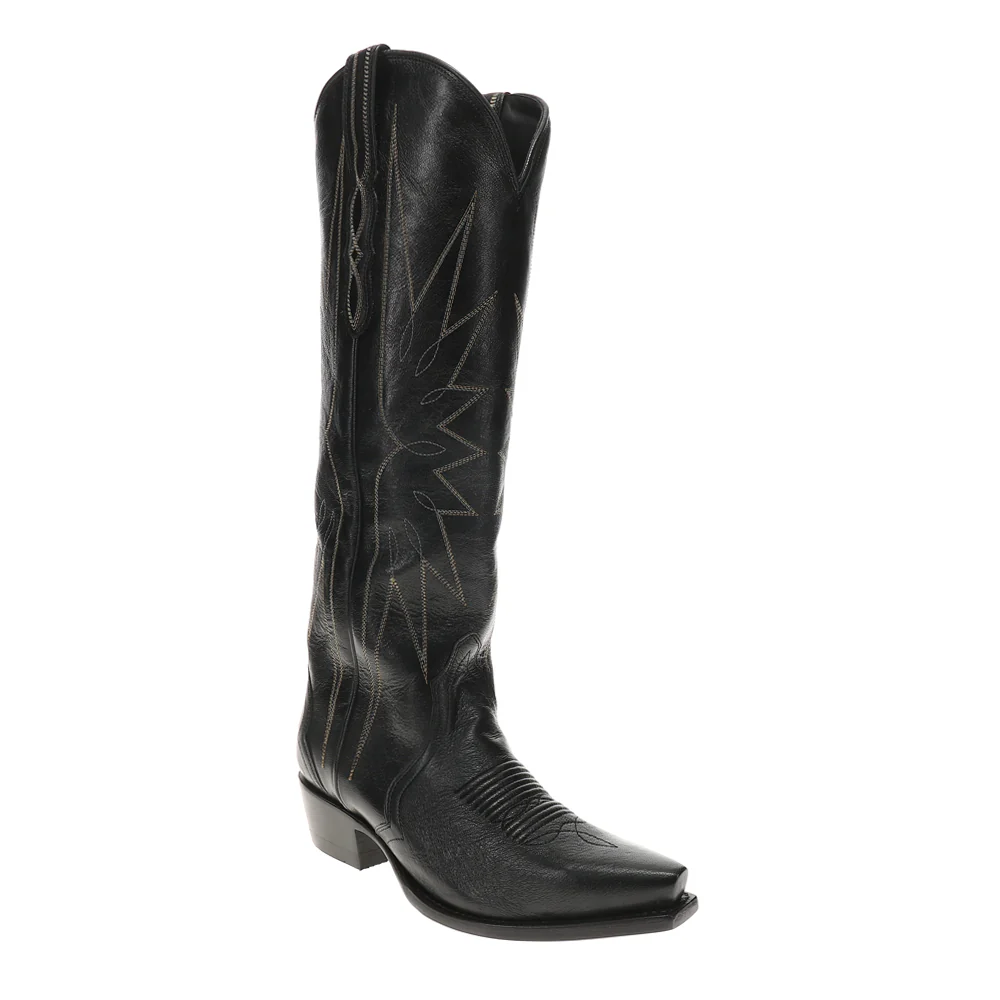 The Loretta Embroidered Snip Toe Cowboy Boots - Image 2