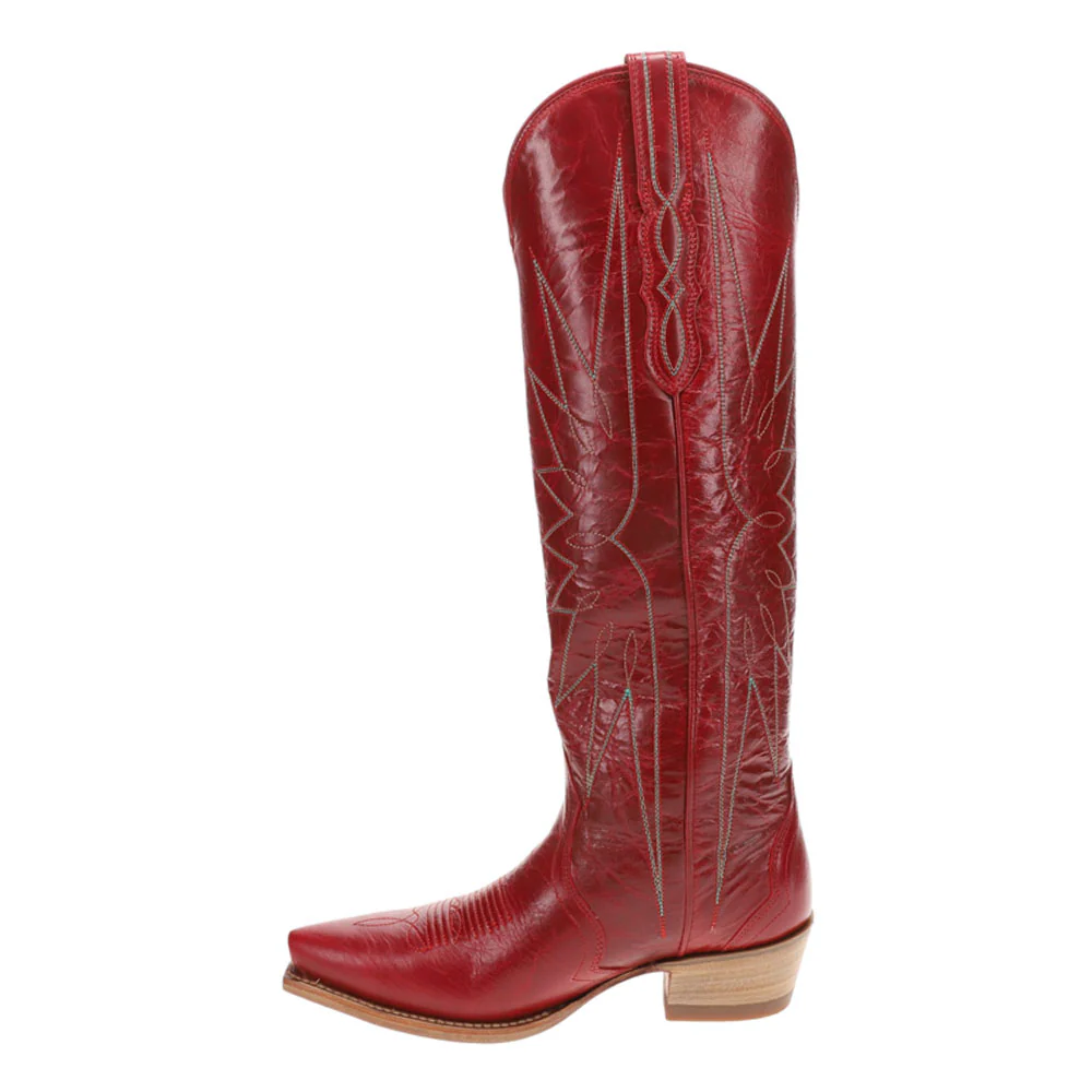 The Loretta Embroidered Snip Toe Cowboy Boots - Image 3