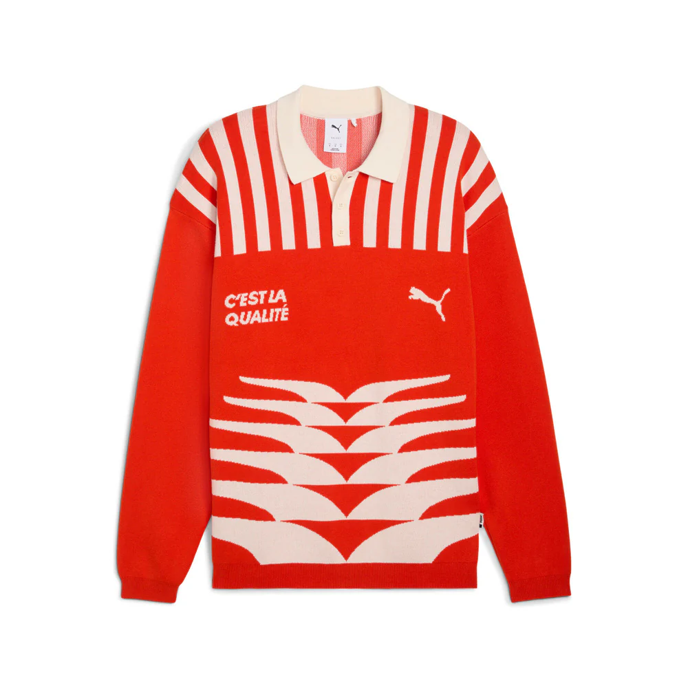 The Neverworn Vi Knit Graphic Crew Neck Long Sleeve Sweater