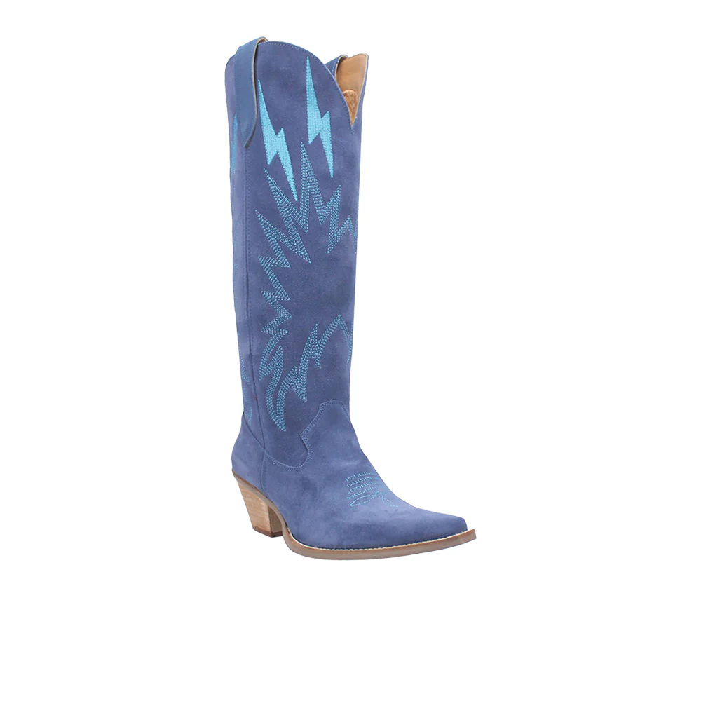 Thunder Road Embroidered Snip Toe Cowboy Boots - Image 2