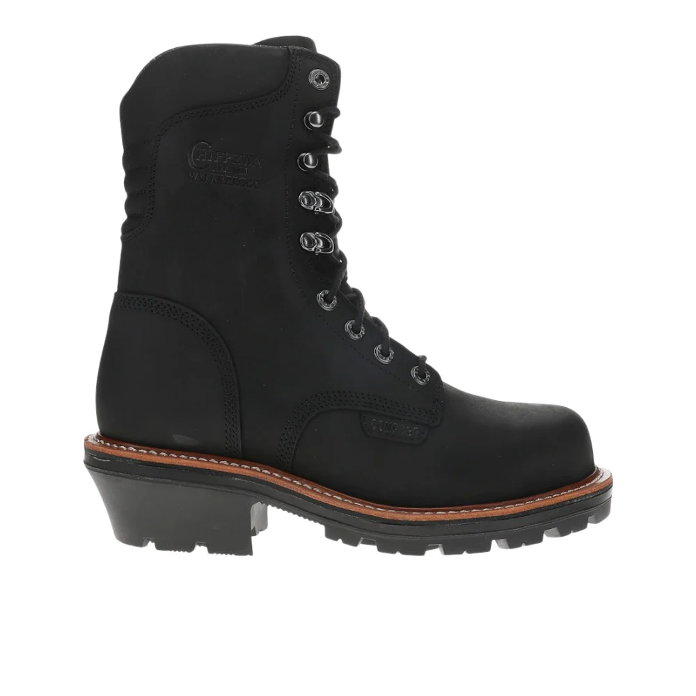 Thunderstruck 9 Inch Waterproof Nano Composite Toe Logger Work Boots
