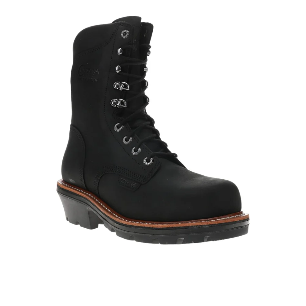 Thunderstruck 9 Inch Waterproof Nano Composite Toe Logger Work Boots - Image 2