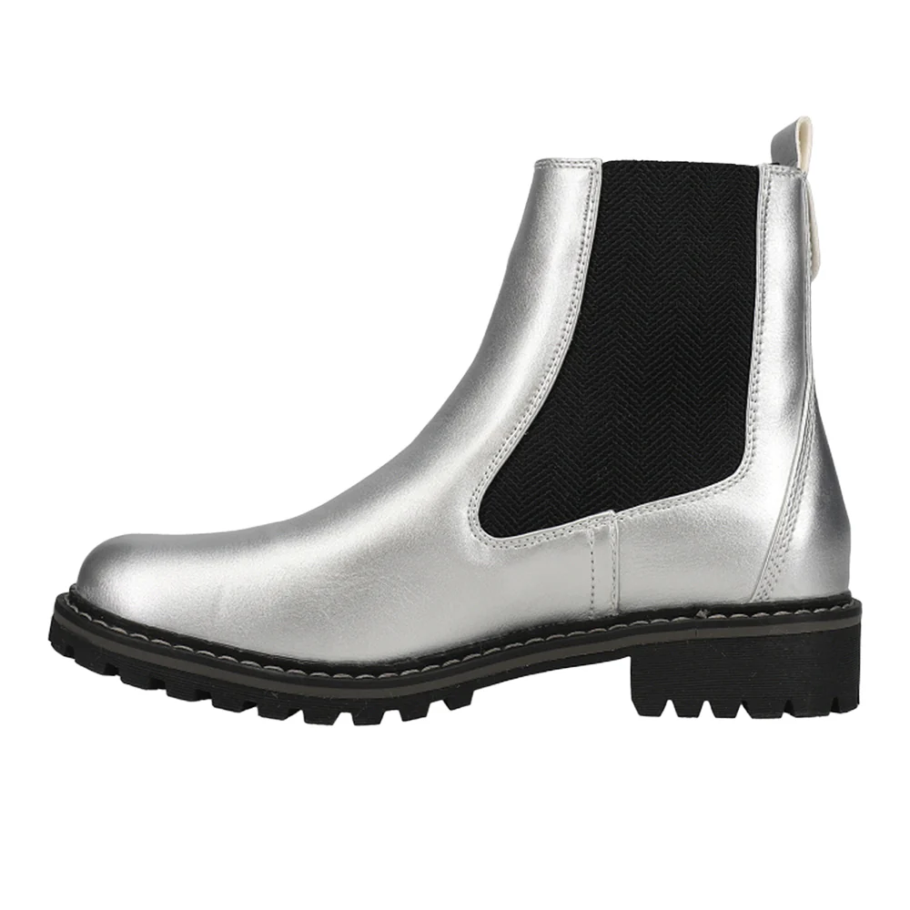 To Be Honest Round Toe Chelsea Booties - Image 3