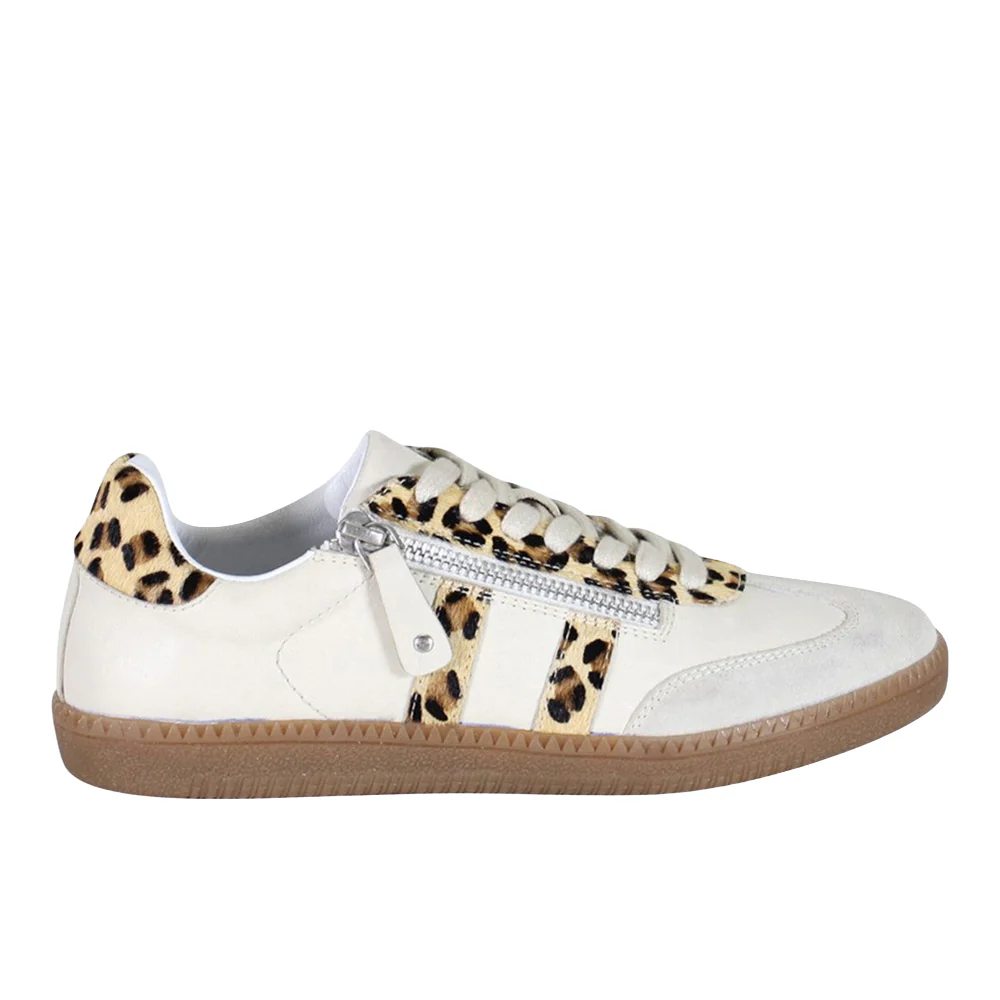 To Paz Leopard Lace Up Sneakers