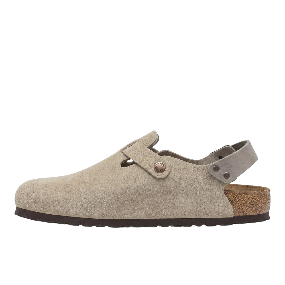 Tokio Suede Leather Clogs - Image 3