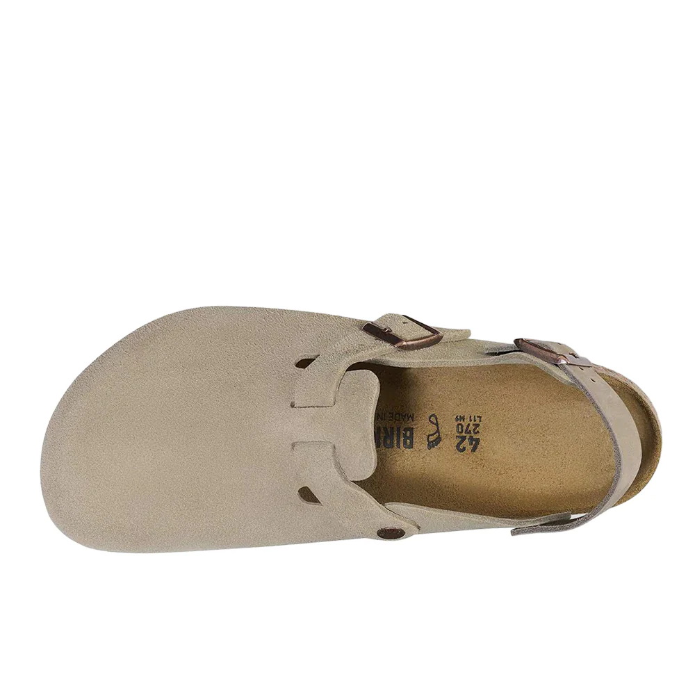 Tokio Suede Leather Clogs - Image 4