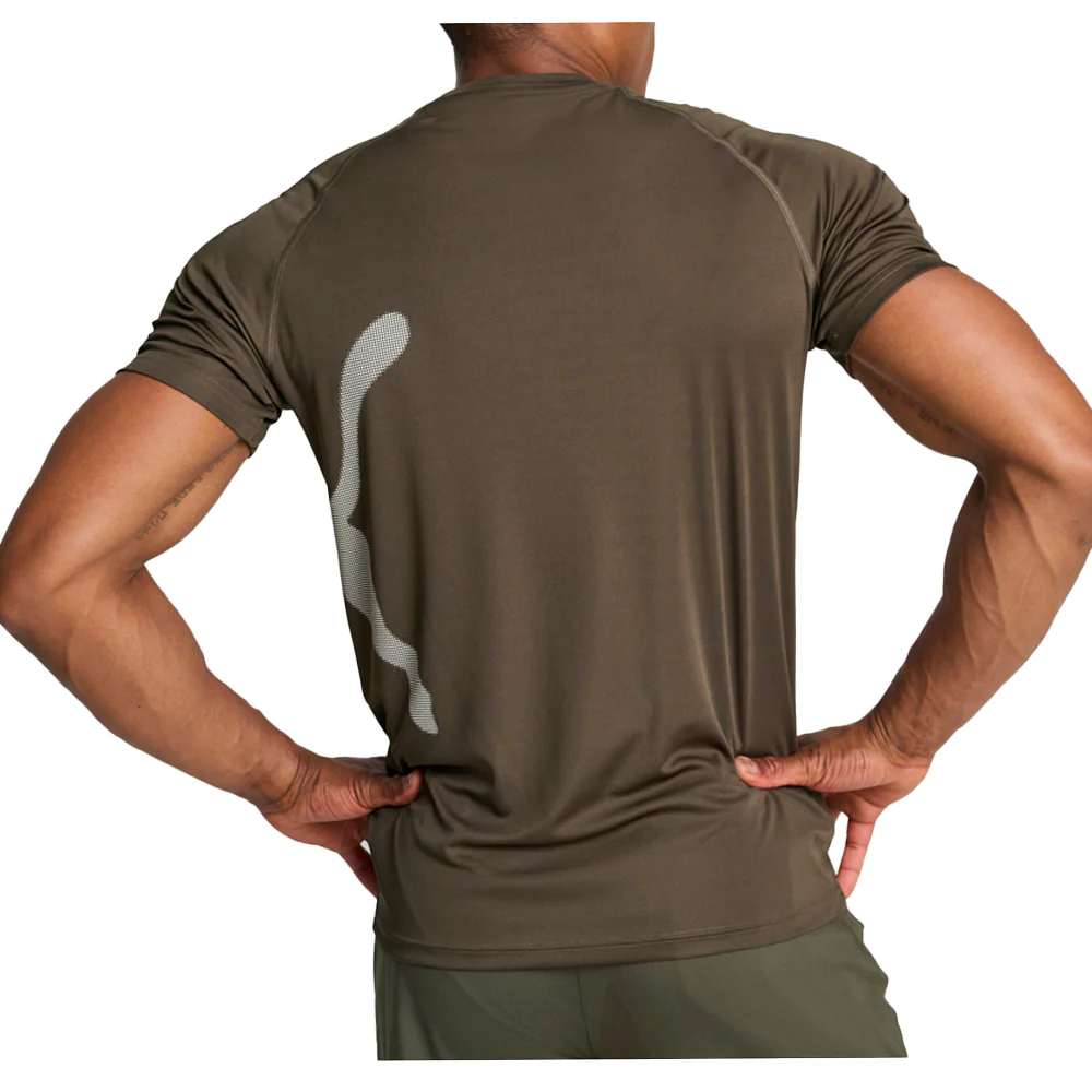 Train All Day Big Cat Crew Neck Short Sleeve Athletic T-Shirt - Image 2