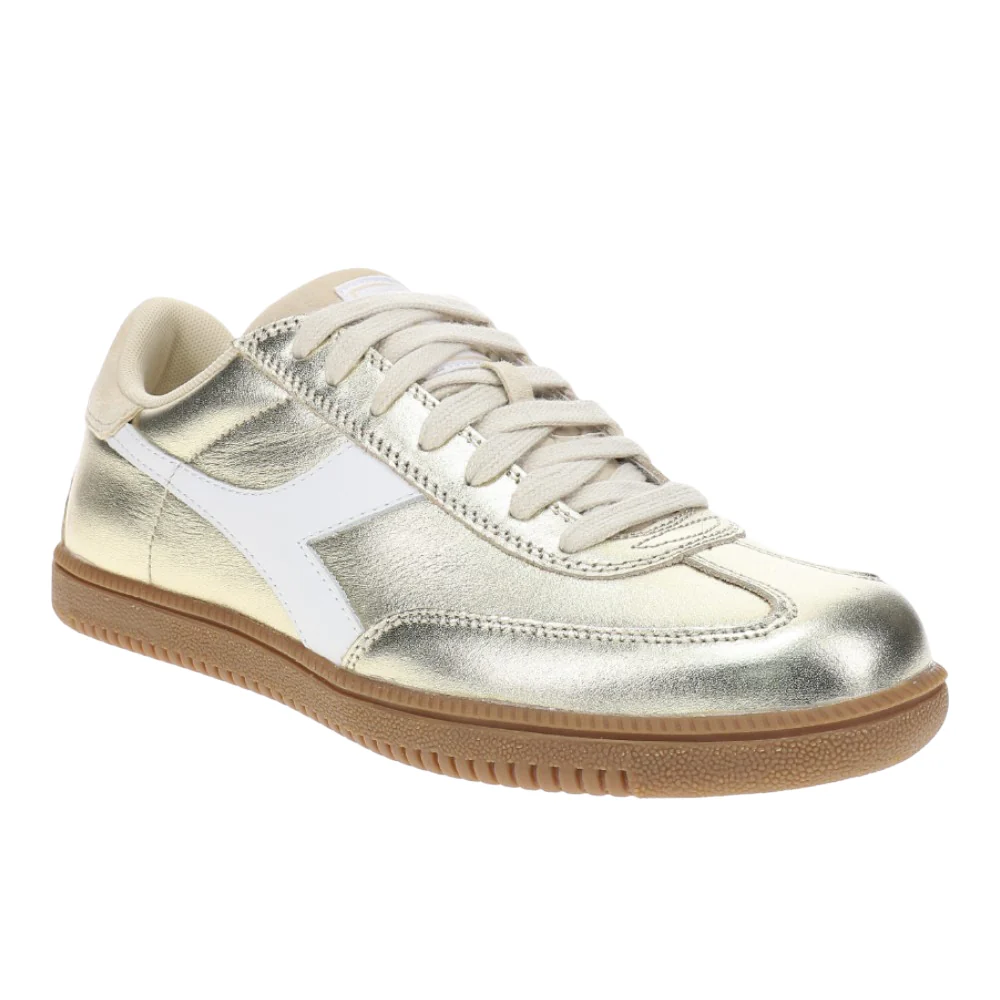 Trainer Metallic Lace Up Sneakers - Image 2