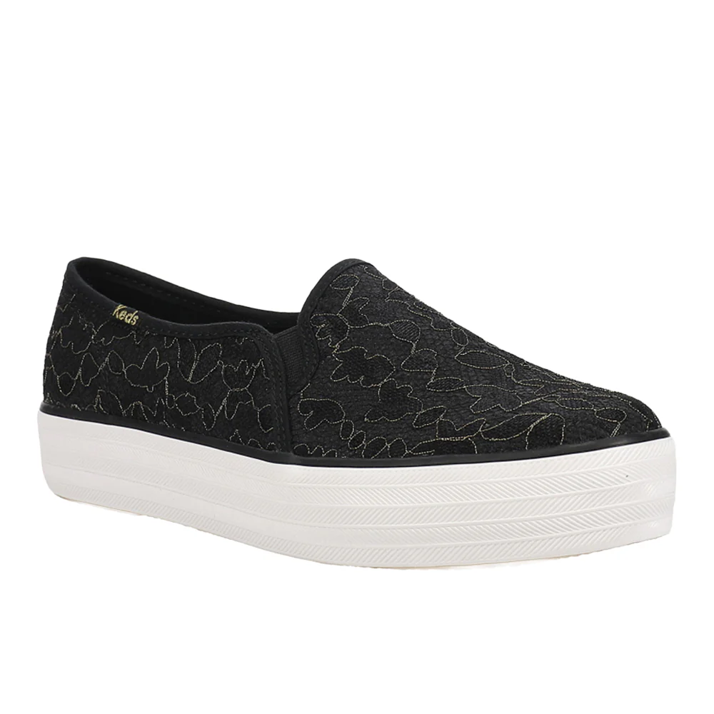 Triple Decker Lace Celebrations Slip On Sneakers - Image 2