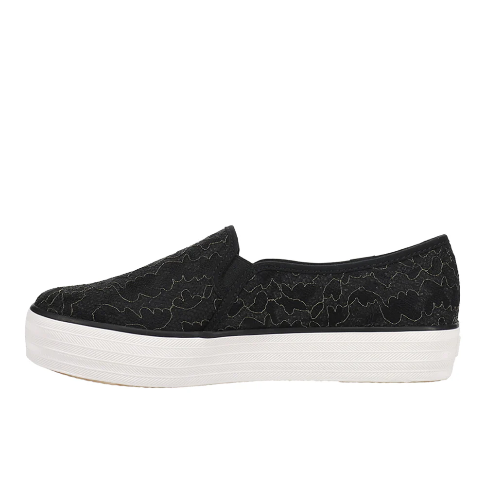 Triple Decker Lace Celebrations Slip On Sneakers - Image 3