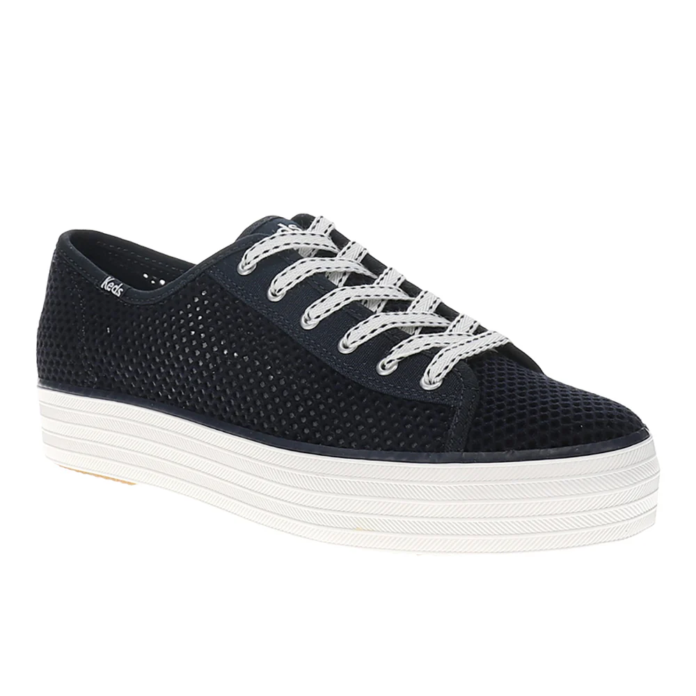 Triple Kick Cotton Mesh Lace Up Sneakers - Image 2